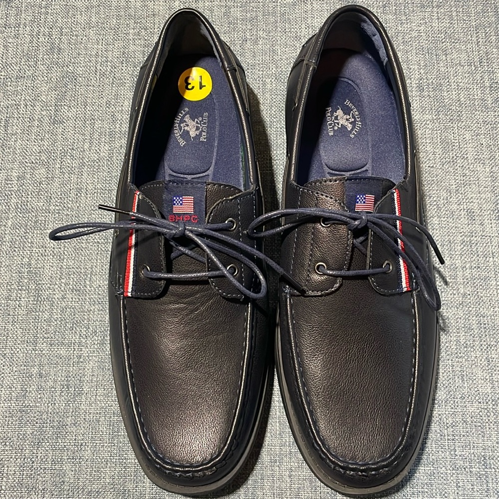 U.S. Polo Club men’s size 13 Shoes. Brand New without tags. Dark Navy Blue